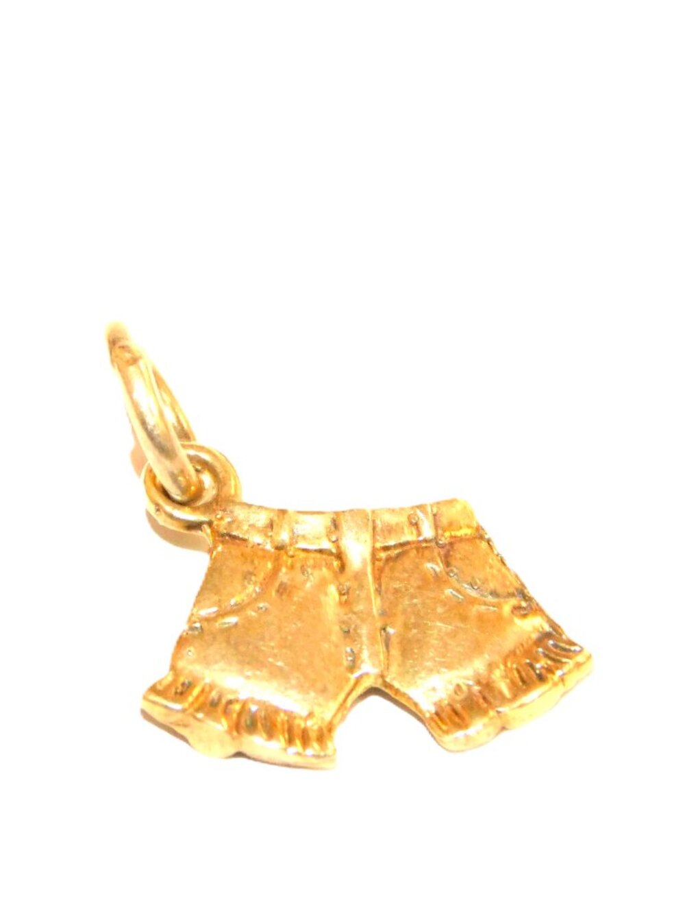 Short Charm Pendant 14k Yellow Gold